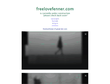 Tablet Screenshot of freelovefenner.com